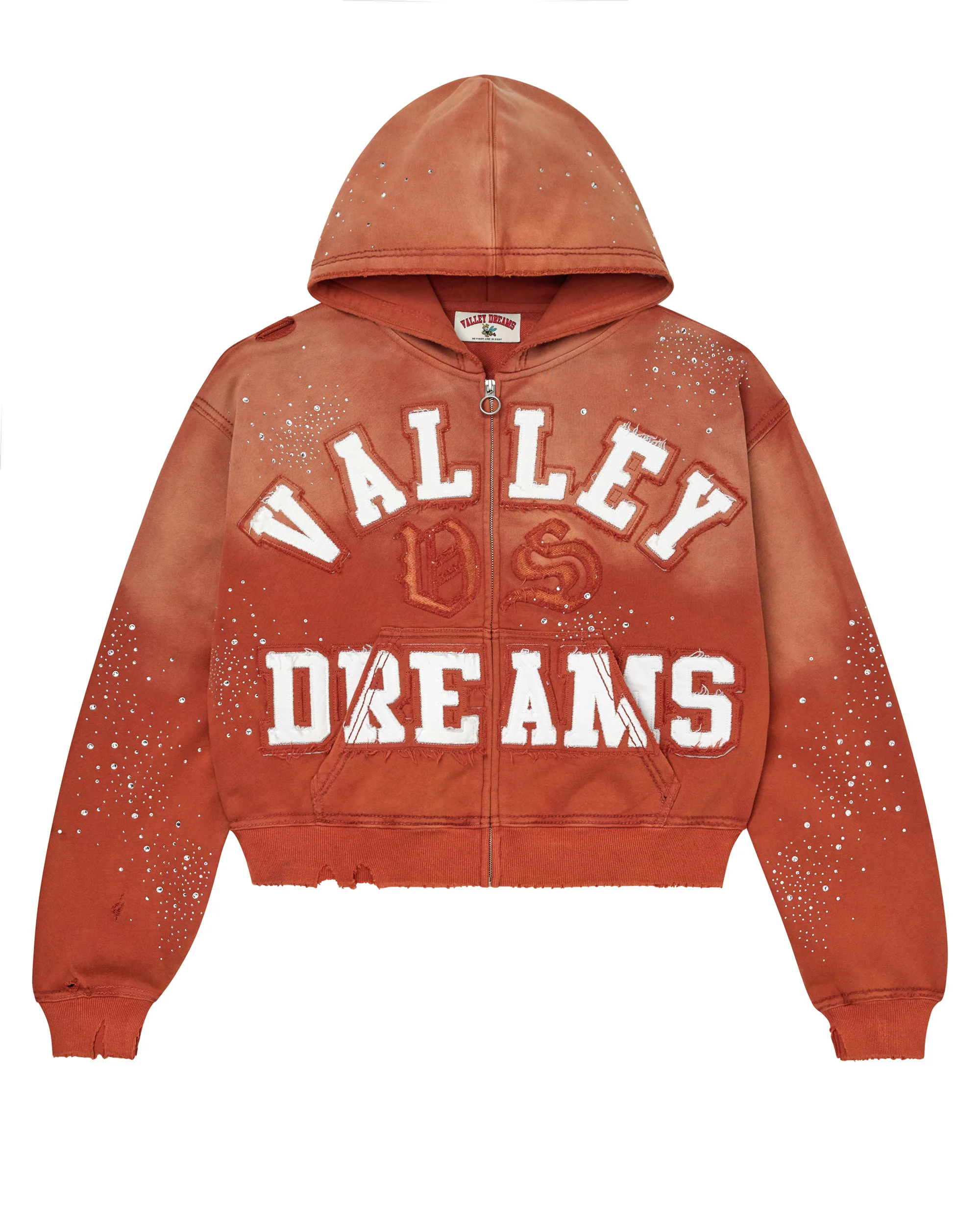 CLASSICO ZIP UP HOODIE [ORANGE]