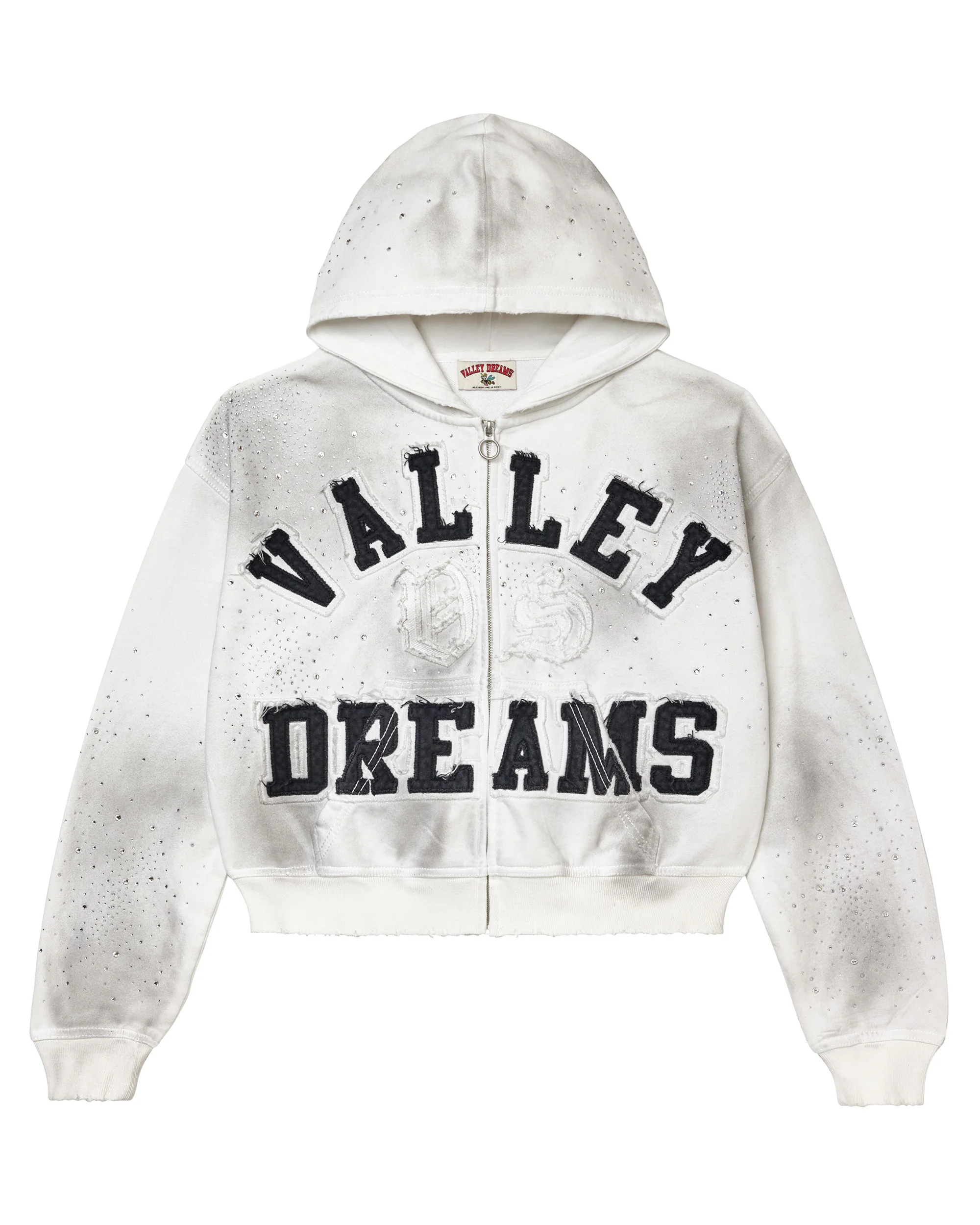 CLASSICO ZIP UP HOODIE [WHITE]